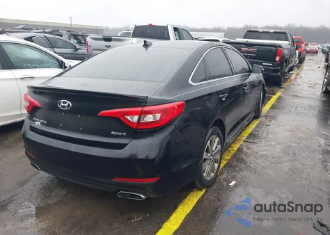 2017 Hyundai Sonata Sport z USA, uszkodzony, nr VIN 5NPE34AF1HH478742